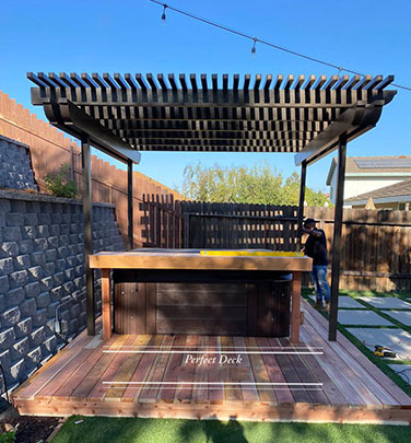 Cedar Decking in Rancho Palos Verdes